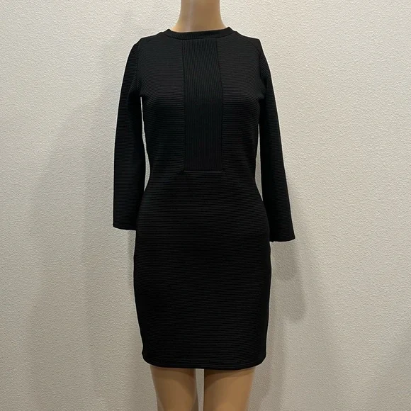 Pull&Bear | Dresses | Pull Bear Black Ribbed Long Sleeve Bodycon Dress Womens Sizemedium Euc | Poshmark Pull&Bear | Dresses | Pull Bear Black Ribbed Long Sleeve Bodycon Dress Womens Sizemedium Euc | Poshmark